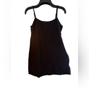 Rhythm black tank dress Cotton textured S